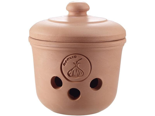 Moha | Unio Knoblauchbehälter Terracotta | Durchmesser 11.5cm