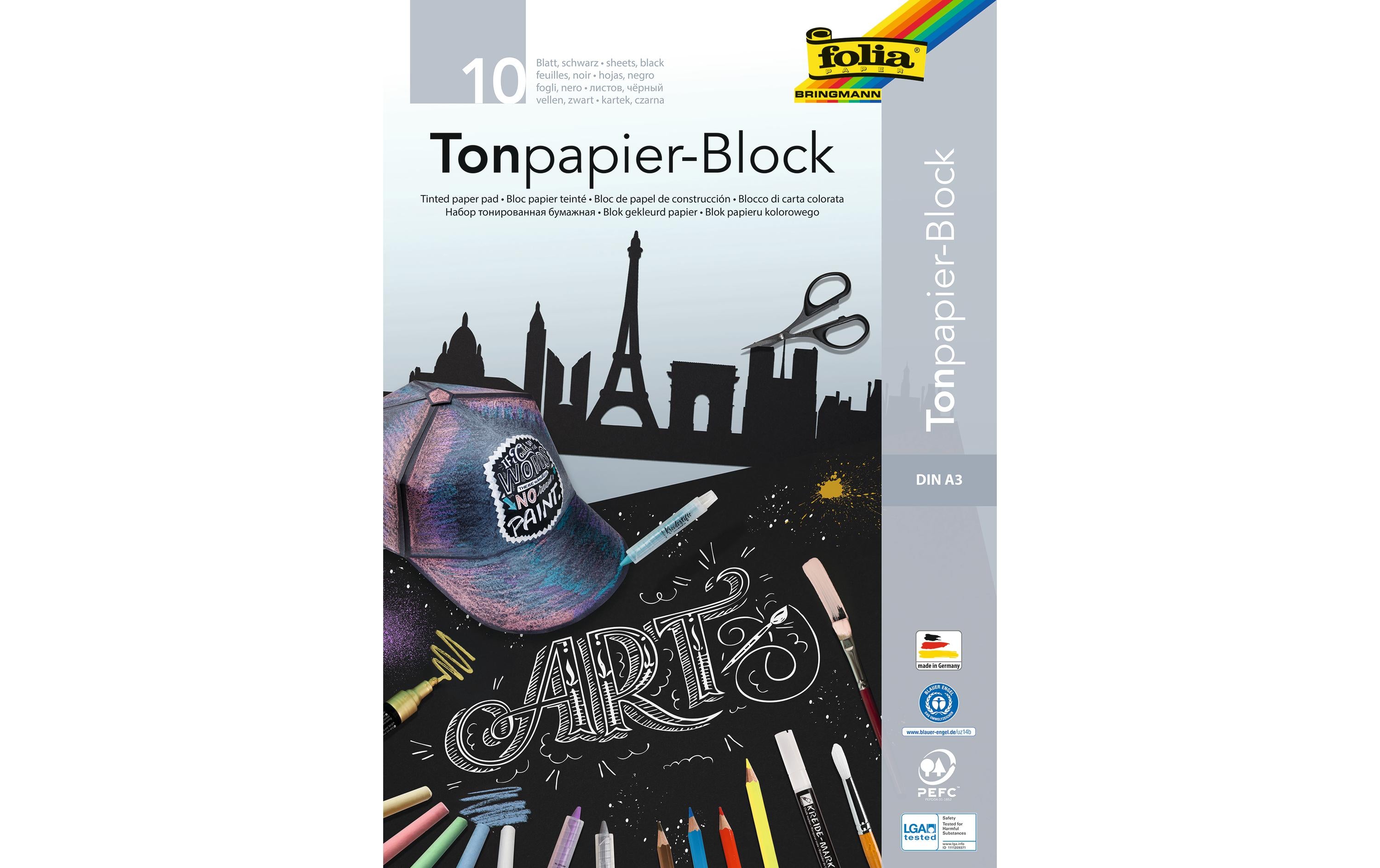 Folia Zeichen- & Bastelblock A3