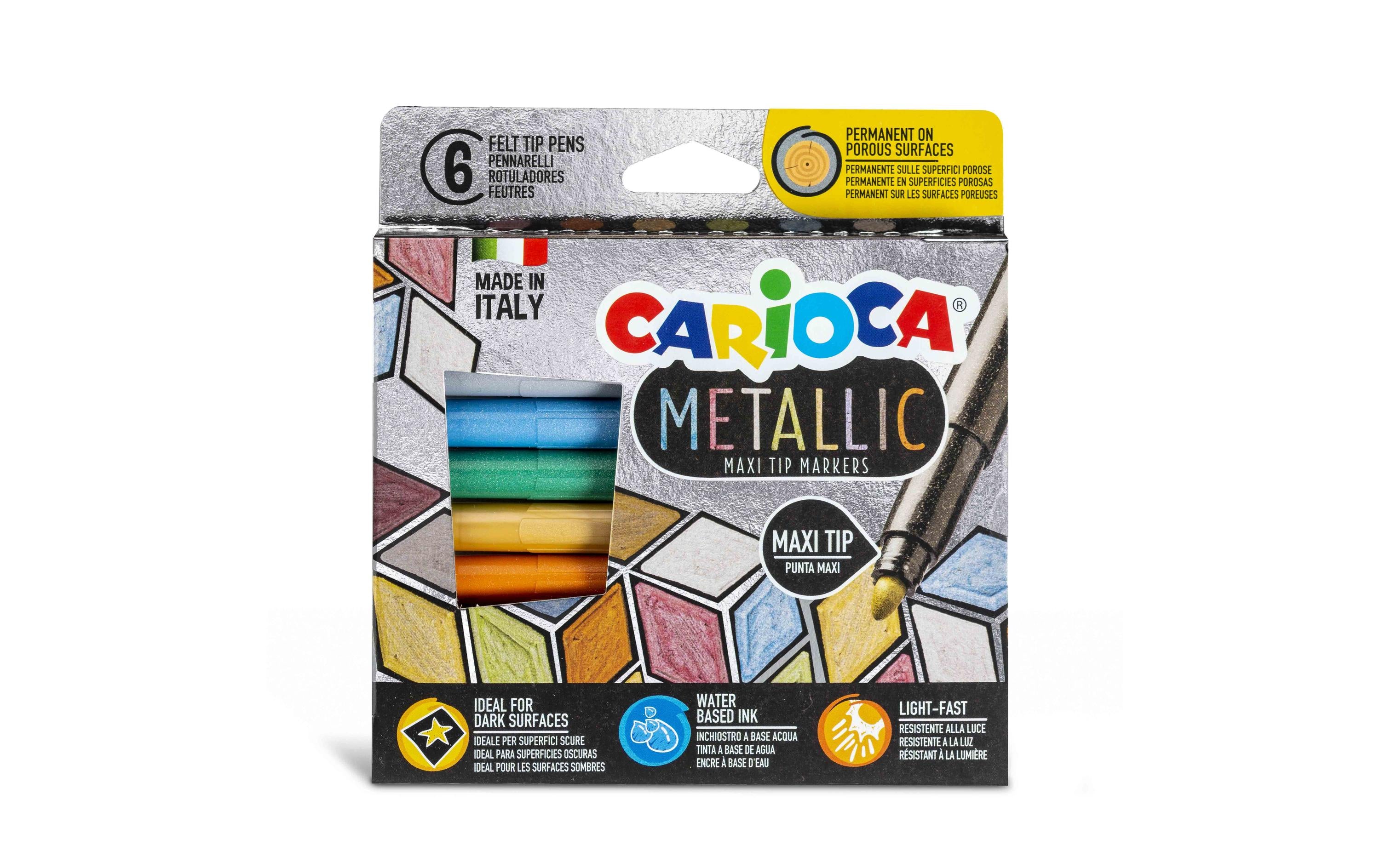 Carioca Fasermaler Metallic E-6