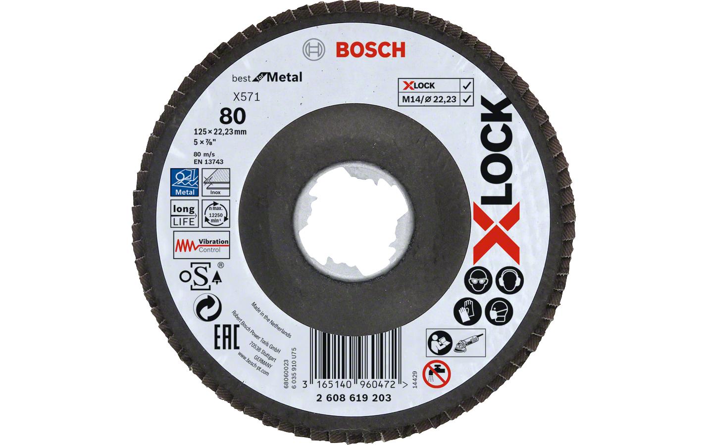 Bosch Professional Fächerschleifscheibe