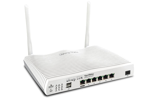 DrayTek | Vigor 2866ax: Gfast Modem-Firewall | 5xGE, 32xVPN, USB, CF, WiFi-6