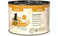 catz finefood Kitten No.07 Rind&Kalb 200g