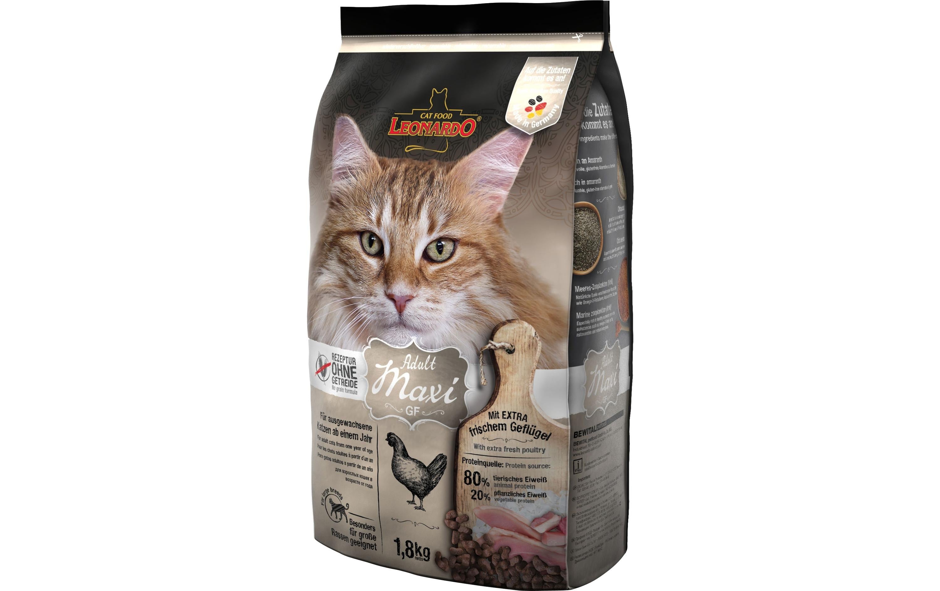 Leonardo Cat Food, Trockenfutter Adult getr
