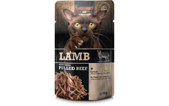 Leonardo Cat Food, Nassfutter Kalb & Pulled