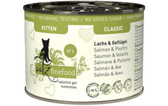 catz finefood Kitten No.05 Lachs&Gefl. Kit