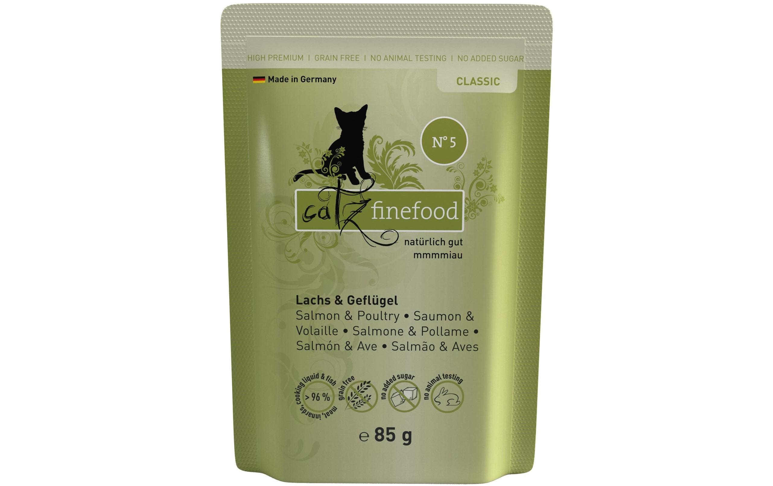 catz finefood No.05 Lachs & Geflügel 85g