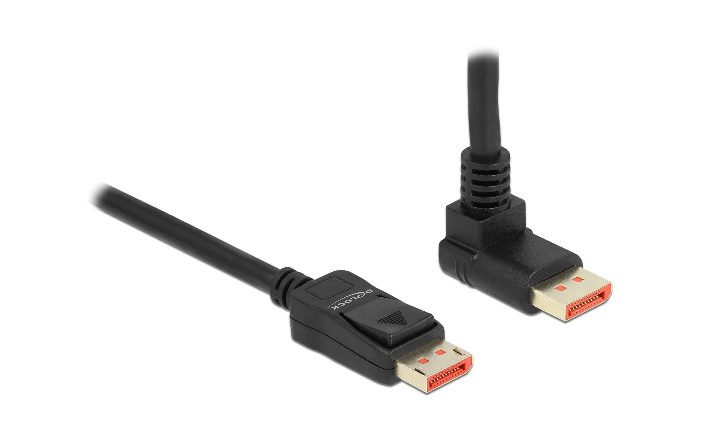 Delock DisplayPort Stecker/Stecker 90 Grad