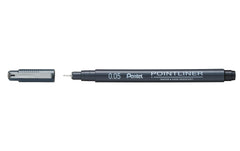 pentel | Fineliner Pigment Pointliner | 0.05mm, schwarz