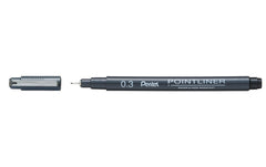 pentel, Fineliner Pigment POINTLINER 0.3 mm