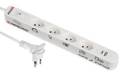 Steckdosenleiste Home Station 4xT13 quer