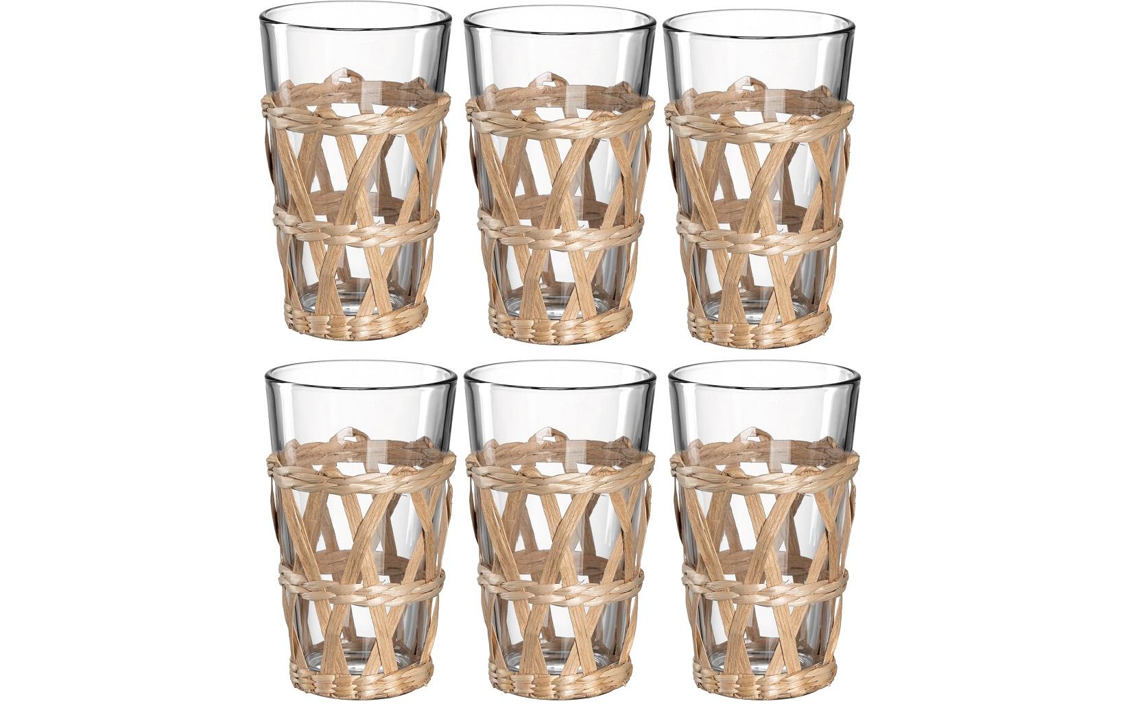 Leonardo Glas Garda mit Geflecht 500ml