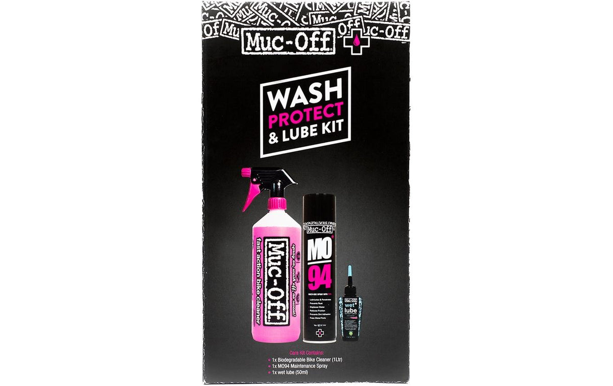 Muc-Off Wash, Protect and Lube Kit