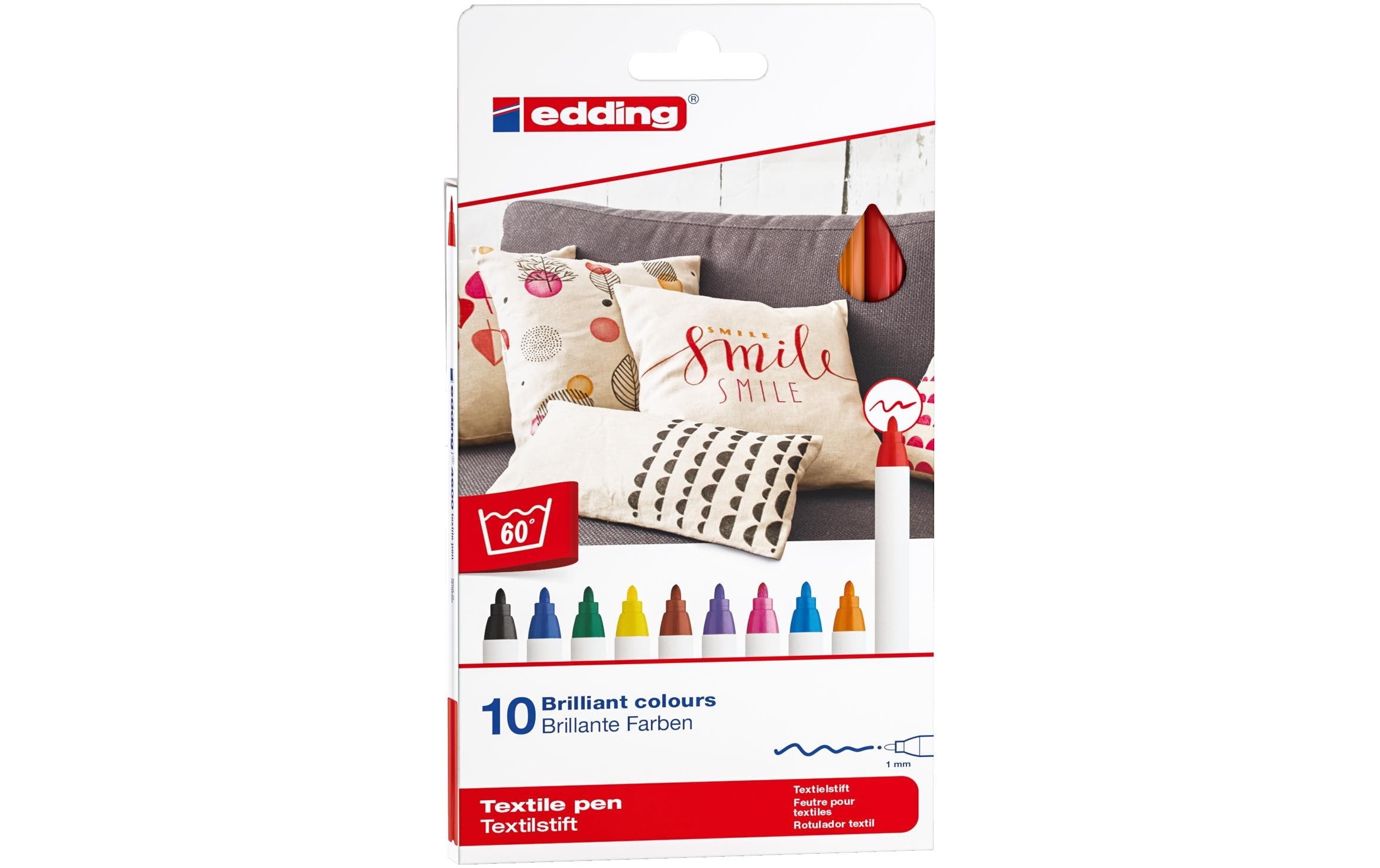 Edding Textilmarker 4600 10er-Set