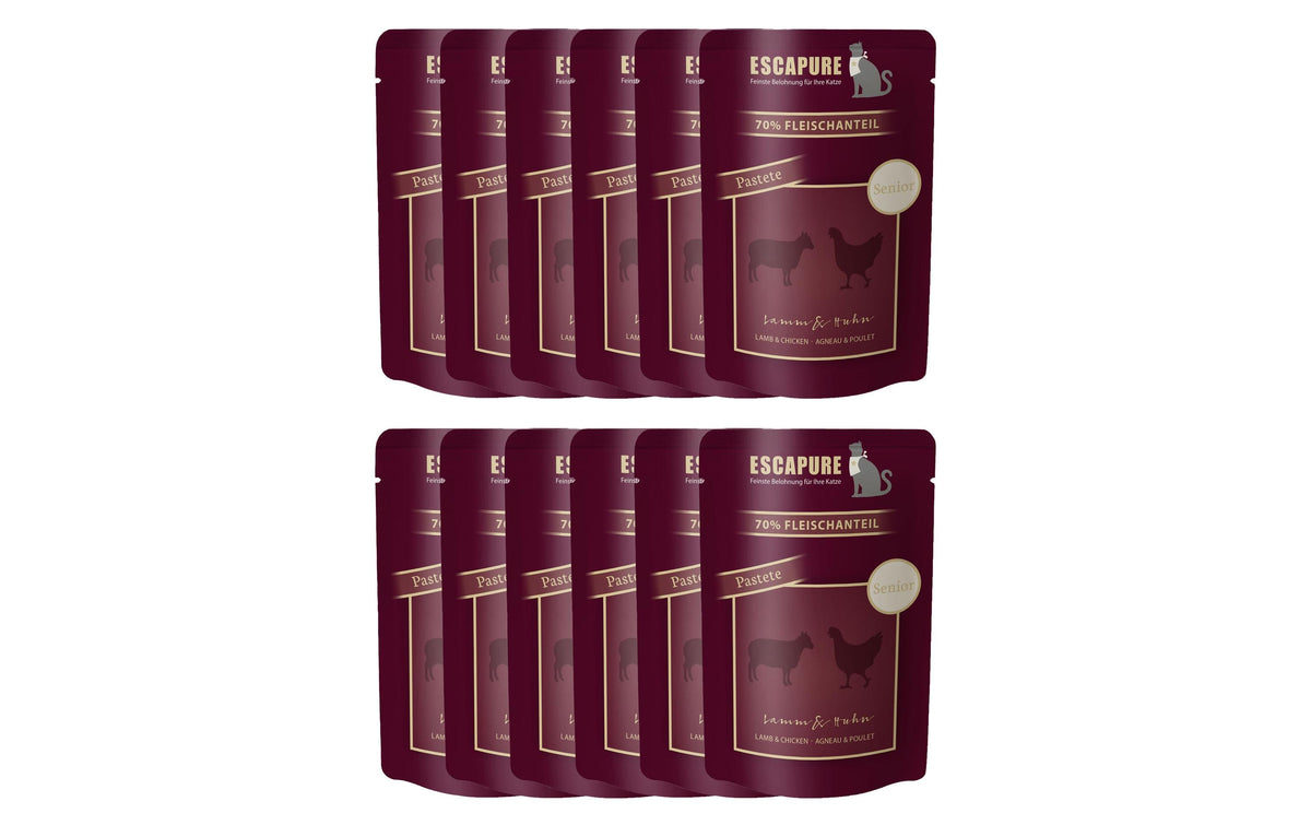 Escapure Cat Nassfutter Pouch Senior Kit