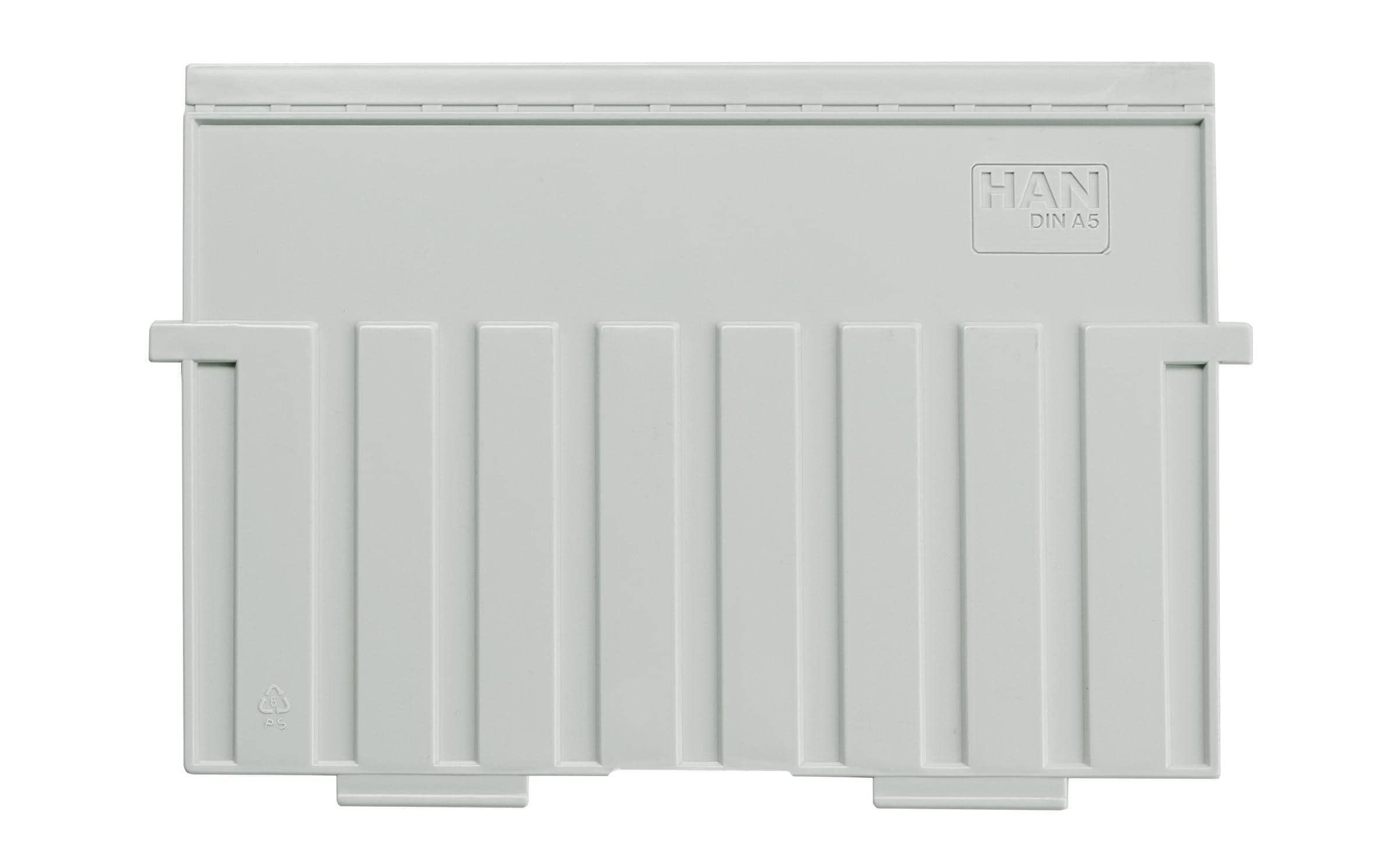HAN Karteiboxreiter A5 quer grau