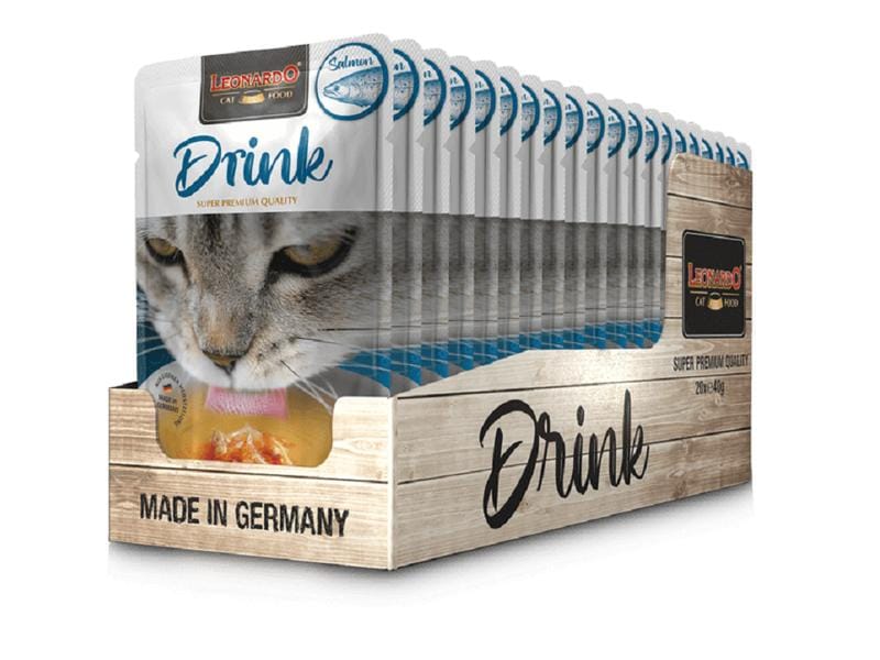Leonardo Cat Food | Leonardo Drink Lachs 20x40g Kit