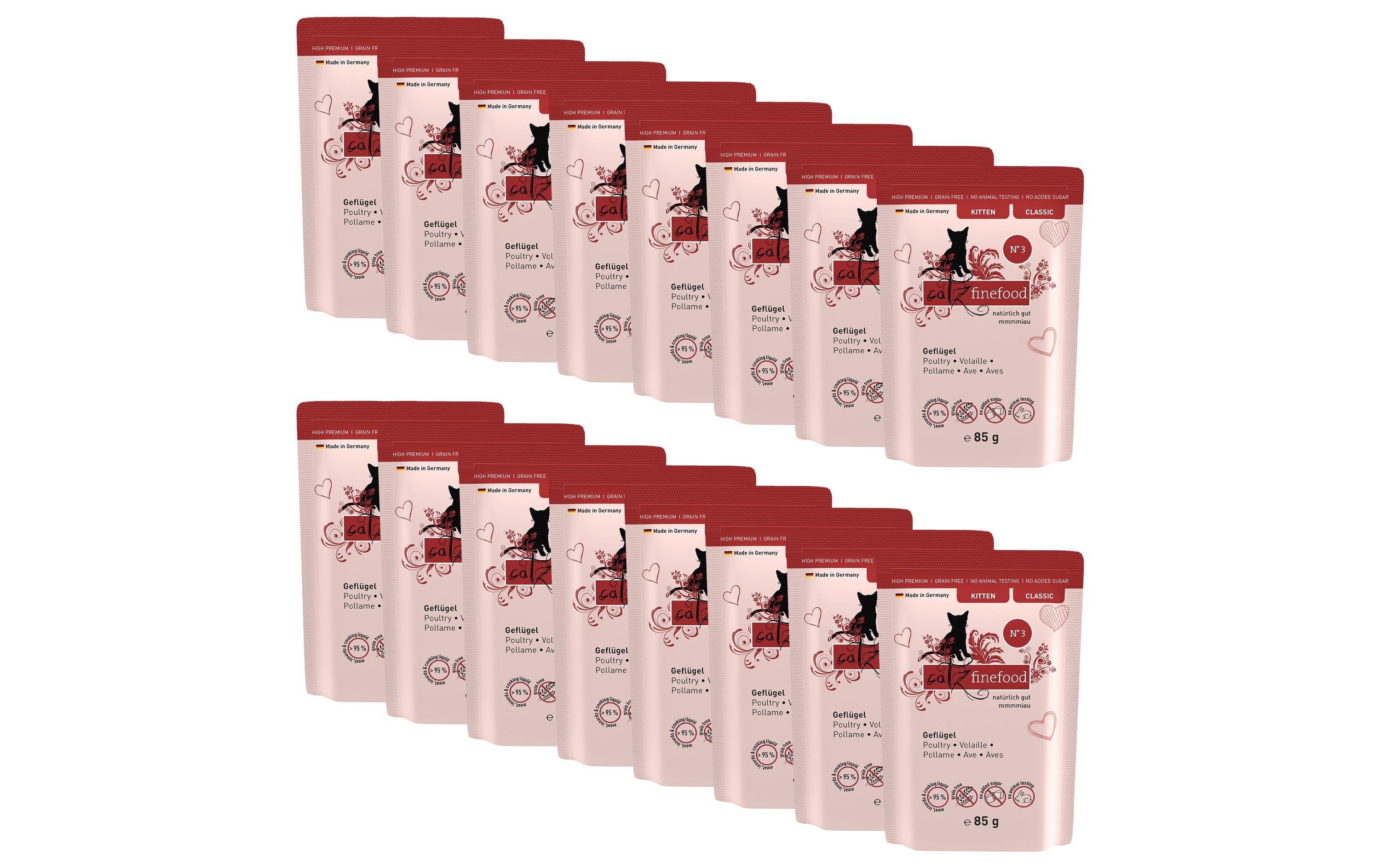 catz finefood, Nassfutter Kitten No.03 Gefl