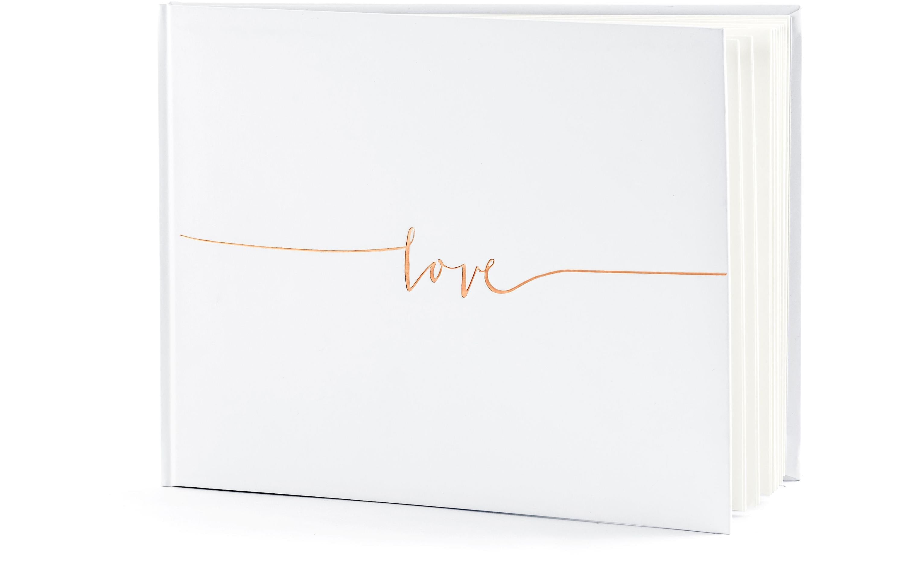 Partydeco Gästebuch Love