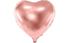 Partydeco, Folienballon Herz Rosegold