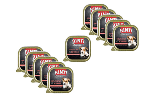 Rinti, Nassfutter Feinest Geflügel Pur & Sc