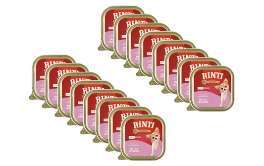 Rinti, Nassfutter Gold Mini Ente & Geflügel