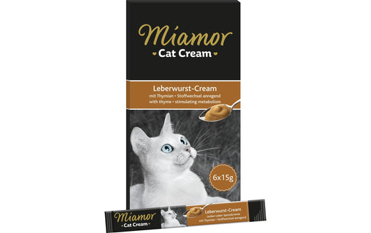 Miamor | Snack Leberwurst Cream 6x15g