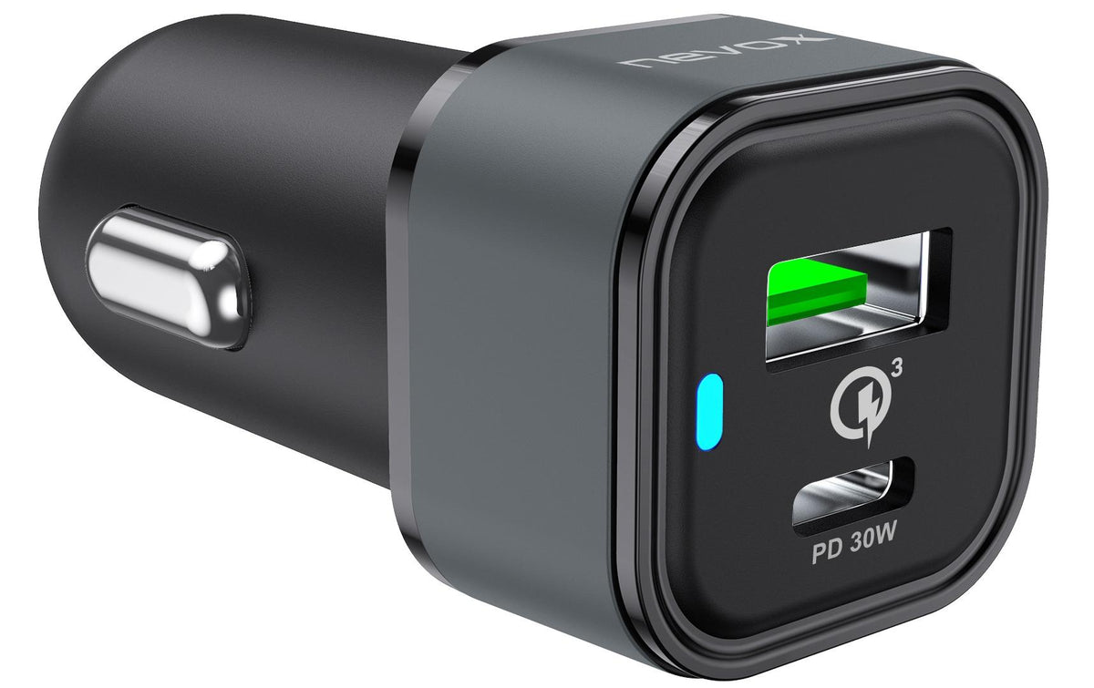 NEVOX Dual Car Charger Black