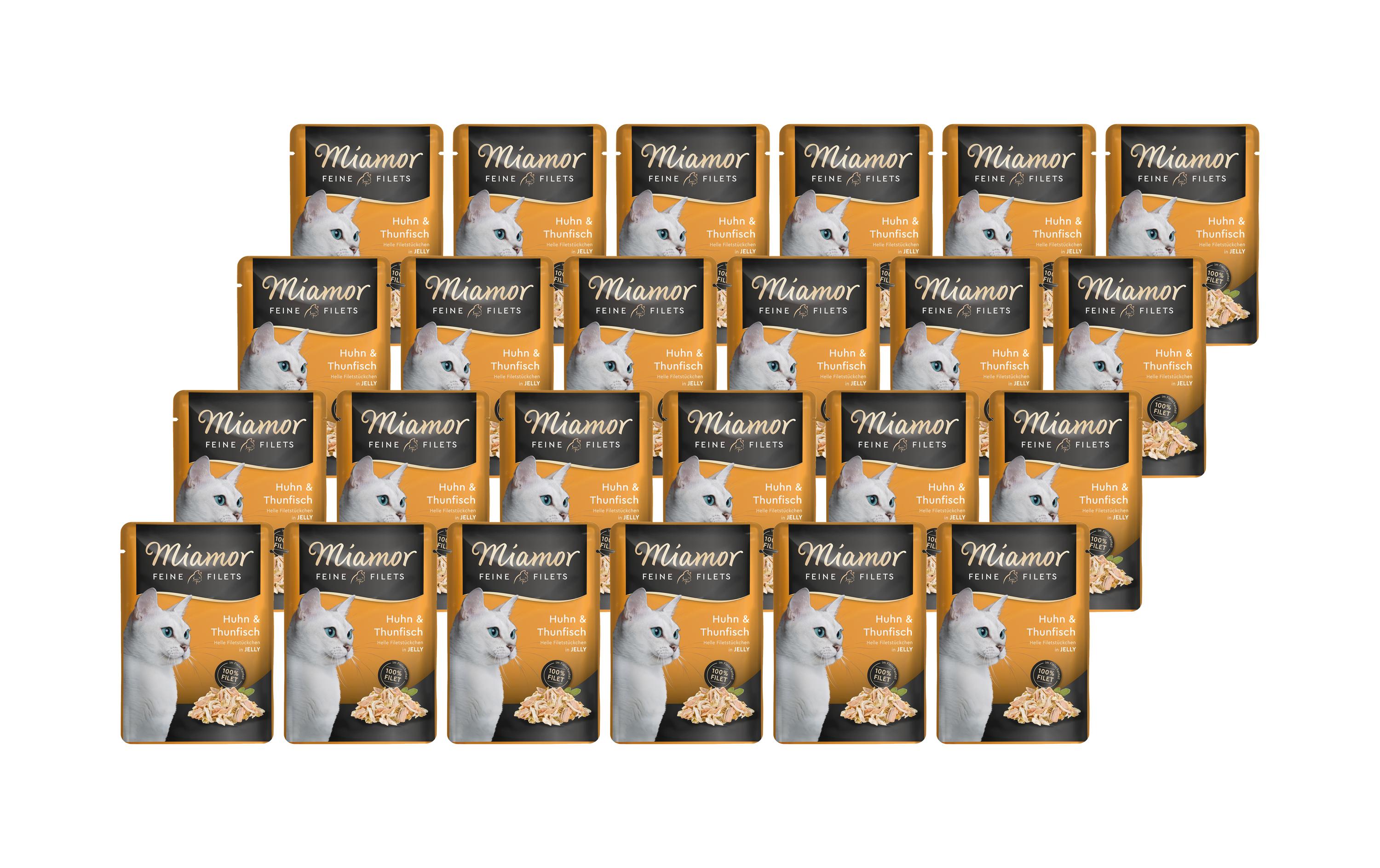 Miamor Feine Filets Huhn & Thunfisch Gelée