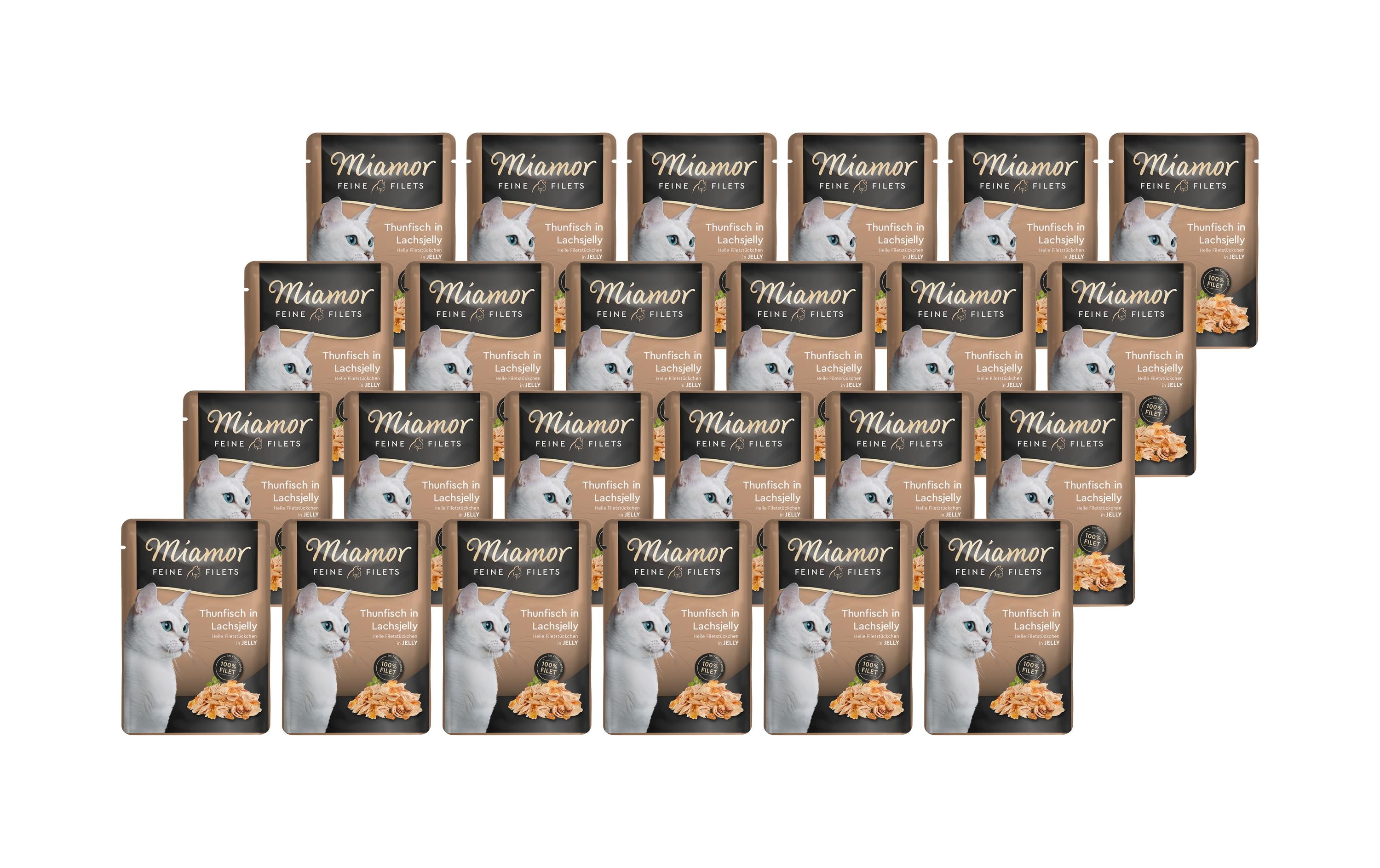 Miamor Feine Filets Thunfisch & Lachs Gelée