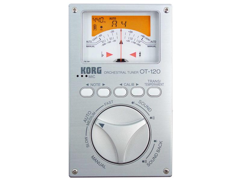 Korg | OT-120, Stimmgerät, chromatisch | silber, Orchestermusiker
