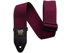 Ernie Ball | 4047 Polypro Burgundy | Gitarrengurt, weinrot