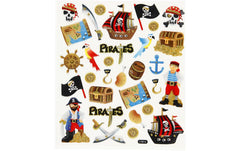 Creativ Company | Motivsticker Pirat | 1 Blatt, Mehrfarbig