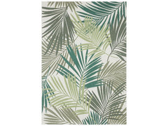 Hanse Home | In & Outd. Teppich Beach | 100% Polypropylen, 120x170cm, Grün/Cream
