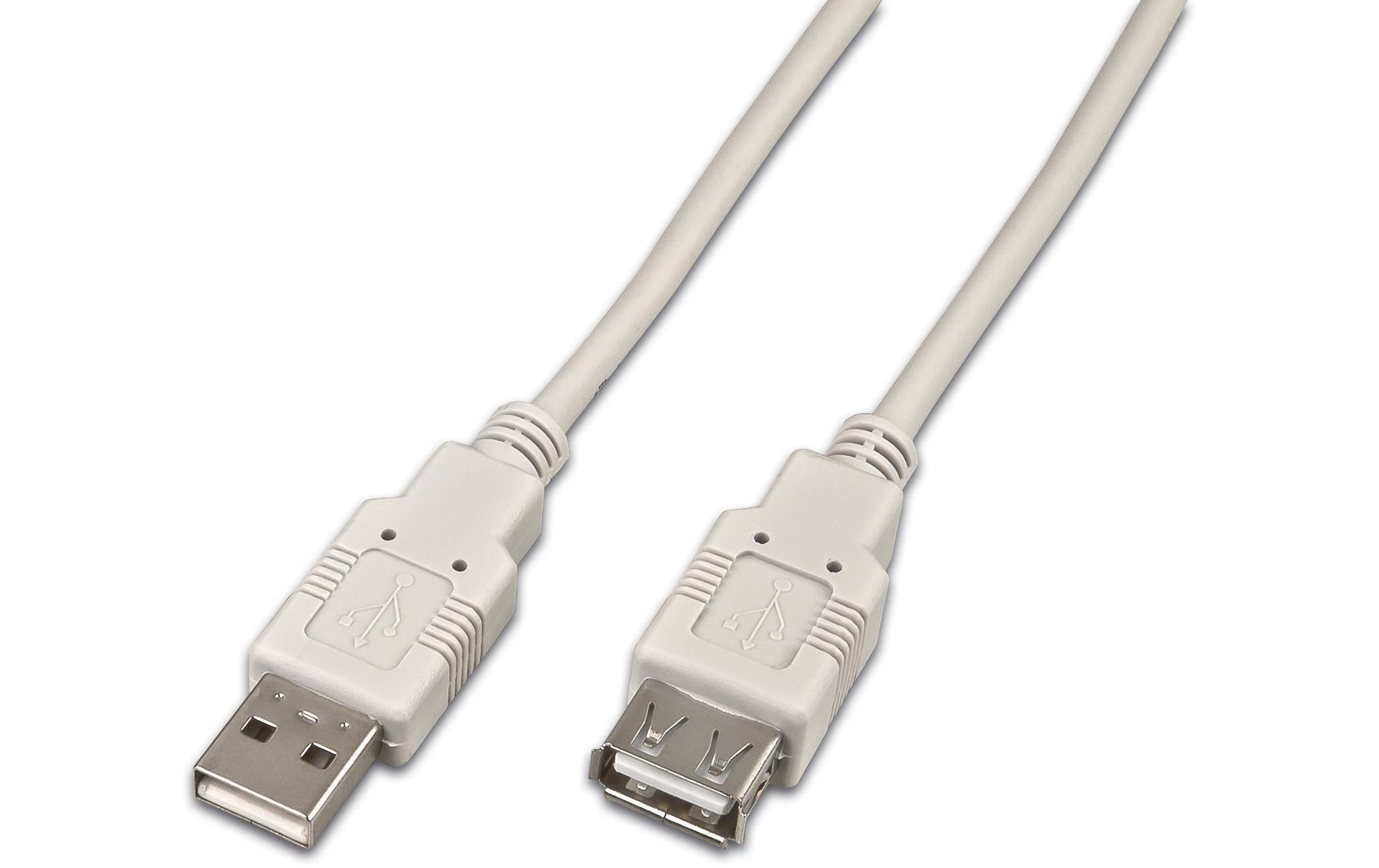USB2.0-Kabel A-A: 30cm, bis 480Mbps