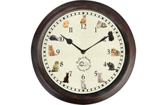 Esschert Design Gartenuhr, Katzengeräuschen