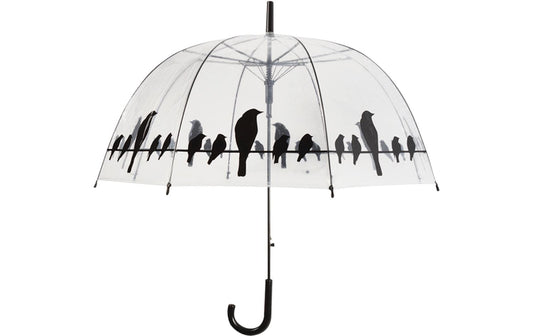 Esschert Design Regenschirm Vögel auf Draht