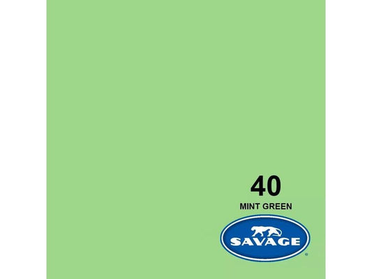 Savage | Hintergrundpapier minzgrün 2.72x11m | Masse 2.72 x 11m