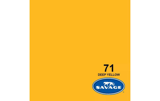 Savage | Hintergrundpa. deep yellow 2.72x11m | Masse 2.72 x 11m