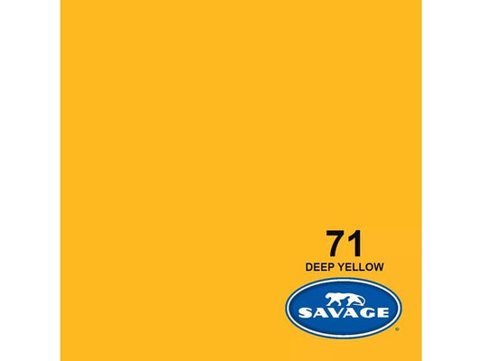 Savage | Hintergrundpa. deep yellow 2.72x11m | Masse 2.72 x 11m