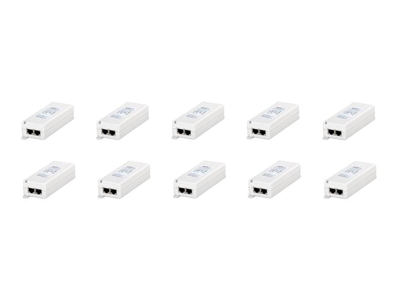 Axis | T8120 PoE Injector/Midspan 10 Stück | 15W, 1 Port, PoE einspeisung, 1 Port