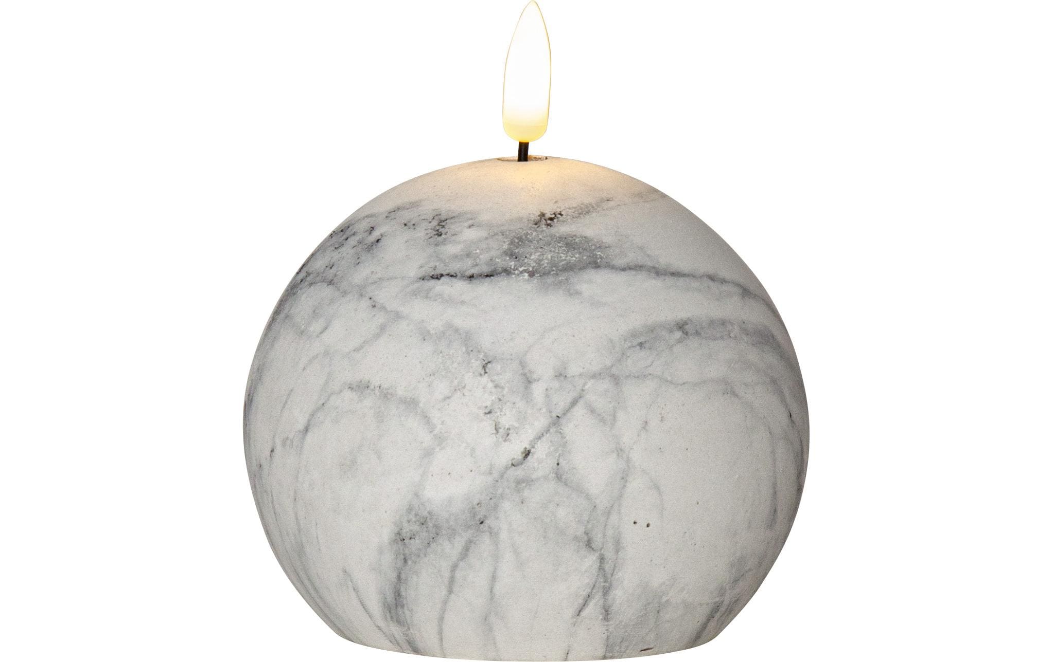 Star Trading, LED-Kerze Pillar Flamme Marbl