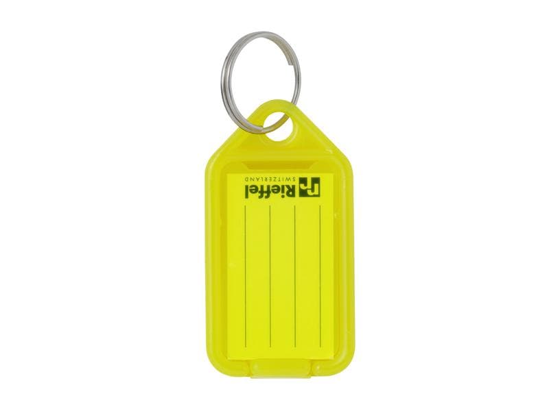Robert Rieffel | Schlüsselanhänger 3.8 x 2.2 | 10 Stück, gelb