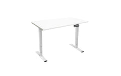 Contini | Tisch höhenverstellbar weiss | Tischplatte 2.0x0.9m, Gestell weiss