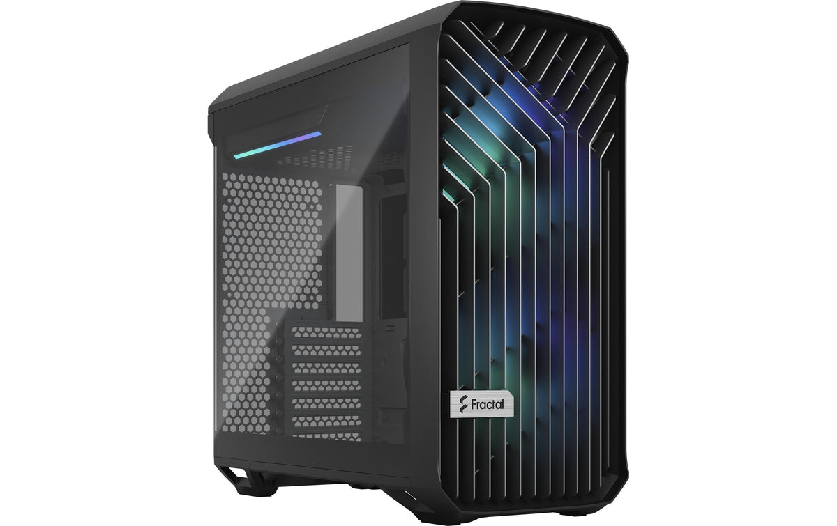 Fractal Torrent Compact Schwarz RGB TG Ligh