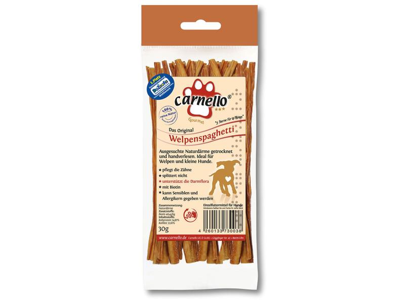 Carnello | Welpen Spaghetti natur 12cm, 30g