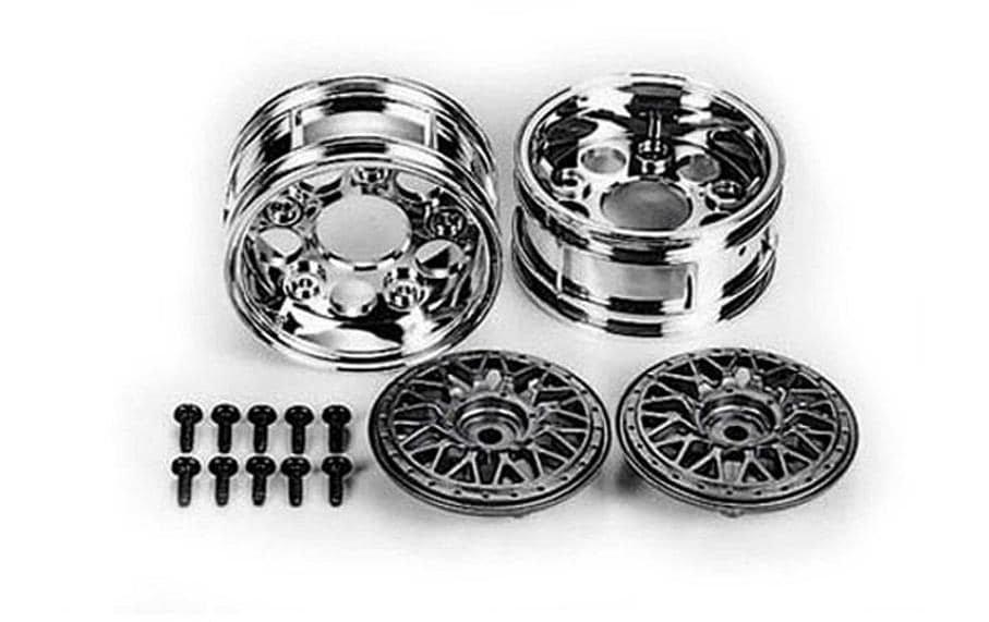 Tamiya 26mm Felgen silber BBS