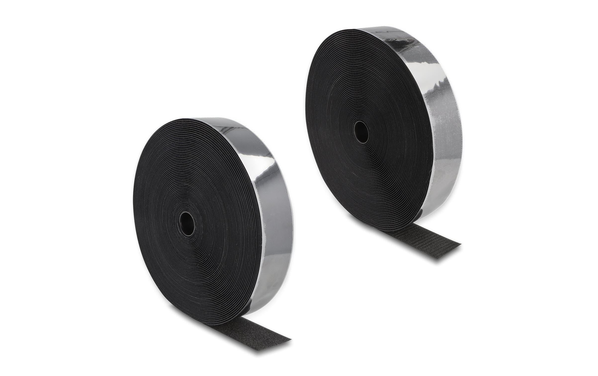 Delock Strapazierfähiges Klettband 25mx50mm