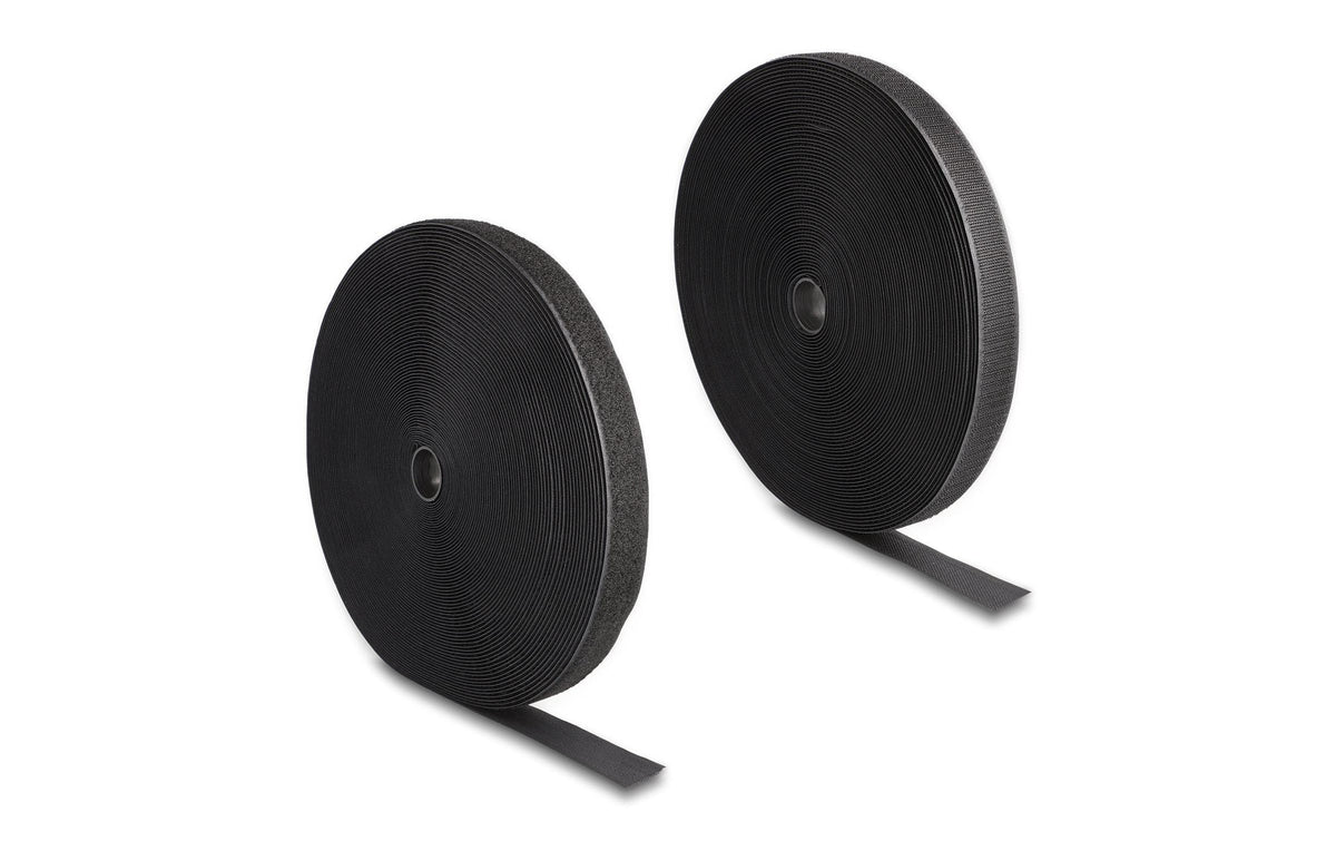 Delock, Klettband 25m x 25mm Strapazierfähi