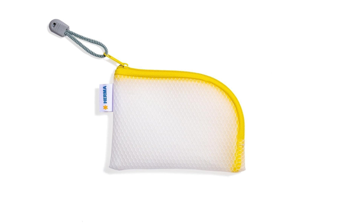 HERMA, Etui Mesh Bag A7, 7.4 x 10.5 cm, Gel