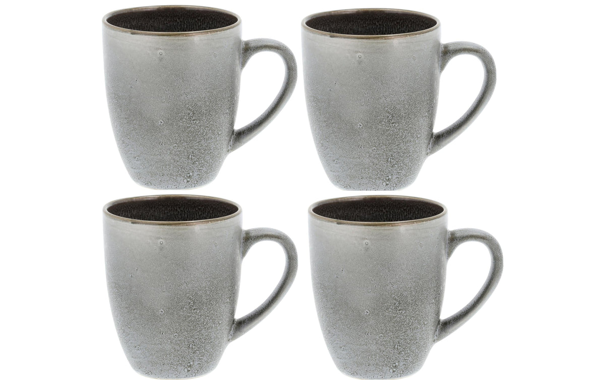 Bitz, Kaffeetasse 300 ml, 4 Stück, Grau